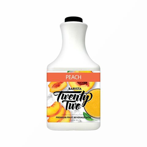 PEACH BEVERAGE BASE 64oz