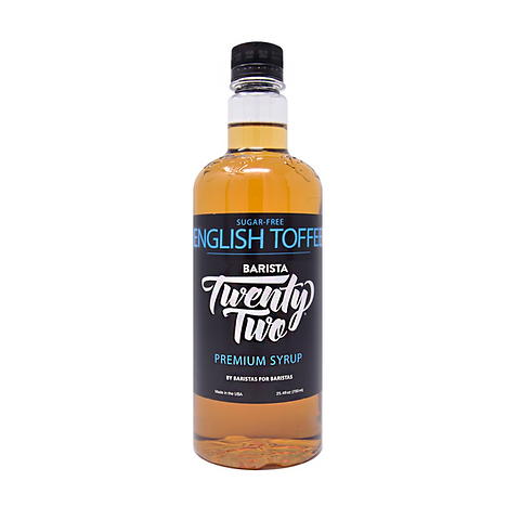 SUGAR-FREE ENGLISH TOFFEE SYRUP 750mL