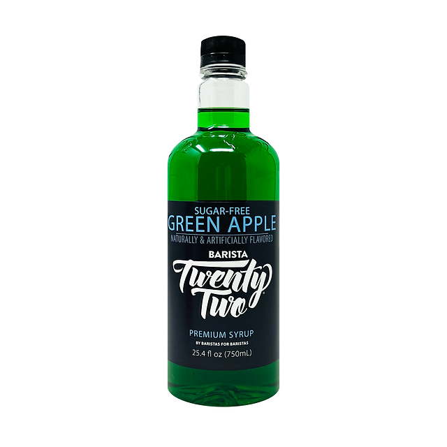 SUGAR-FREE GREEN APPLE SYRUP 750mL