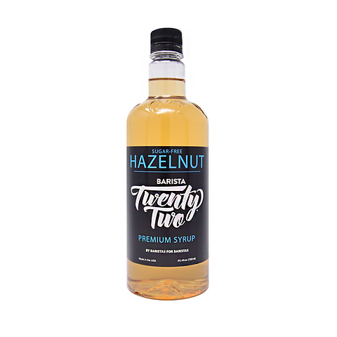 SUGAR-FREE HAZELNUT SYRUP 750mL