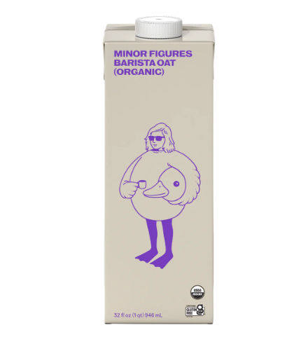 Minor Figures Organic Barista Oat Milk - 6 Cartons