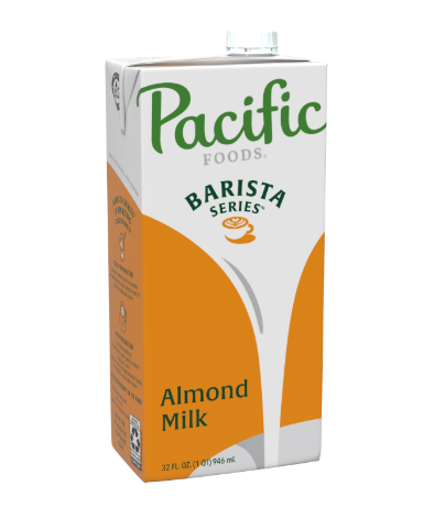 Pacific Foods Barista Series Almond Milk - 1 cases of 12, 32oz cartons